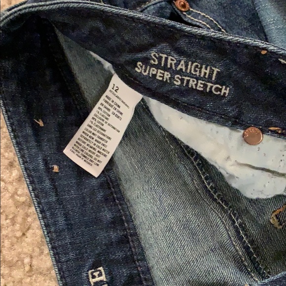 American Eagle Straight Super Stretch Size 12 - Picture 3 of 5